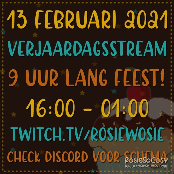 Rosiewosie Feeststream 13 februari 2021