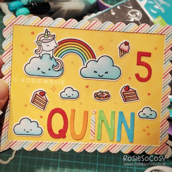 Birthday Card for Quinn