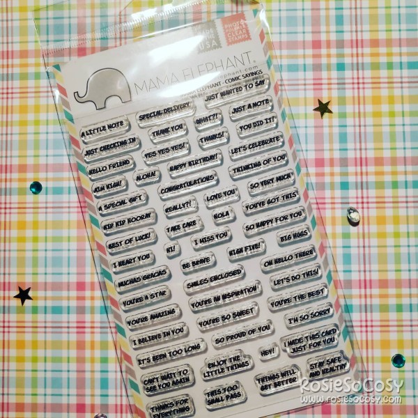 Cloud9 Crafts Haul - Mama Elephant: Comic Sayings