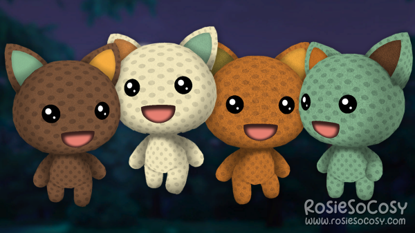 Rosiewosie Dots Skin Pack for Cats