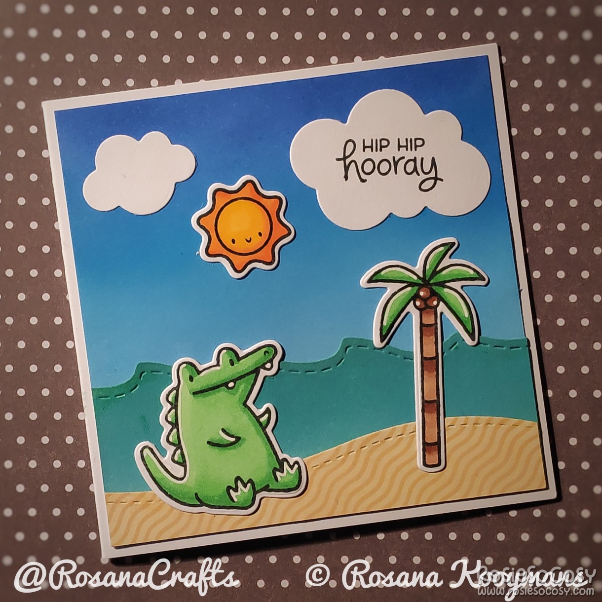 Hello Sweetums Sand, Sun and Fun Birthday Card
