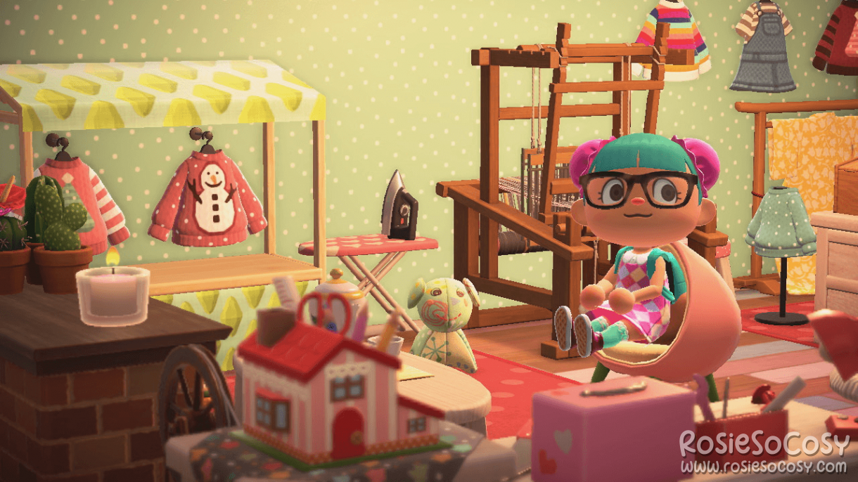 Rosie's Craft Room in Animal Crossing