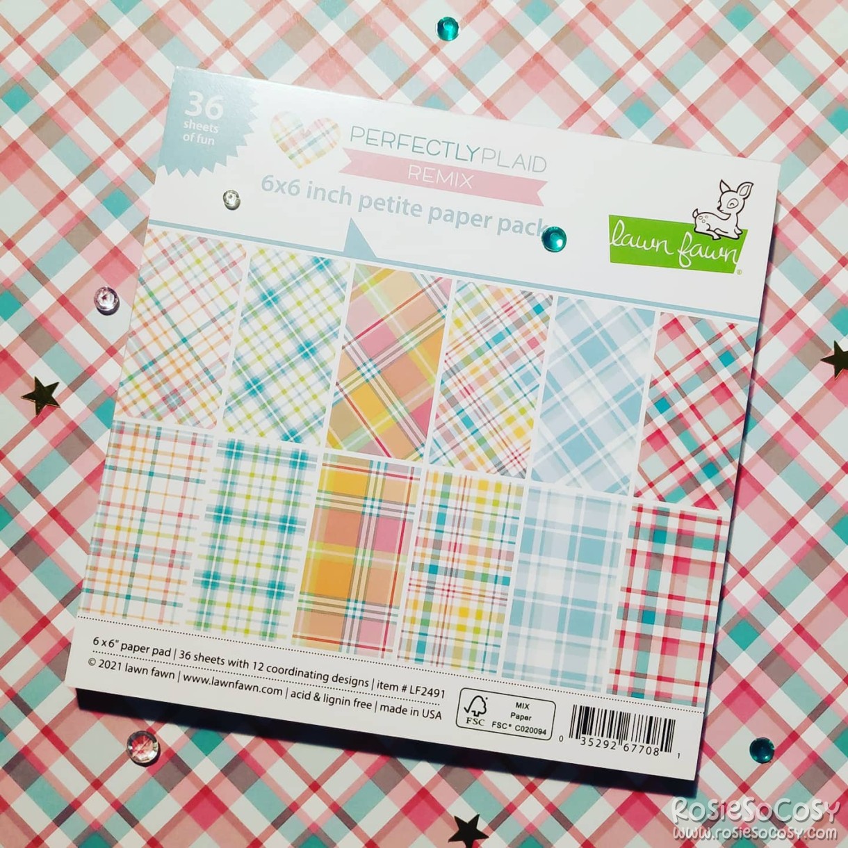 Cloud9 Crafts Haul - Lawn Fawn: Perfectly Plaid Remix Petite Paper Pad