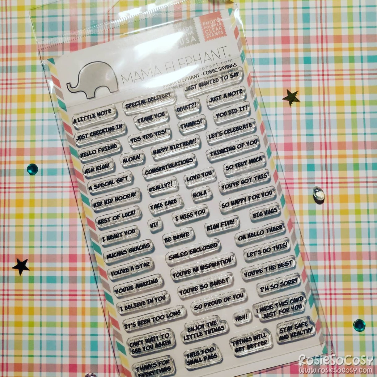 Cloud9 Crafts Haul - Mama Elephant: Comic Sayings