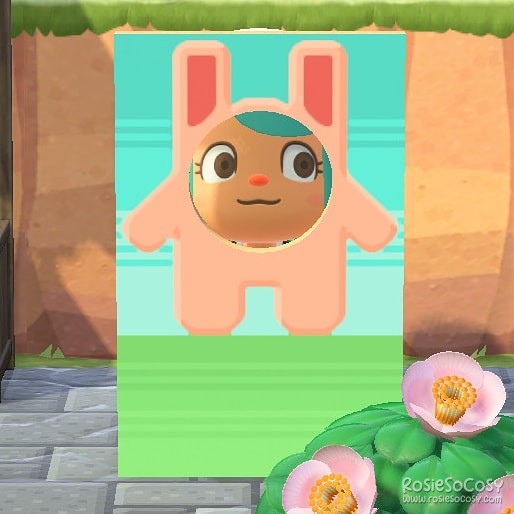 Animal Crossing New Horizons ACNH Freezer Bunny Cutout