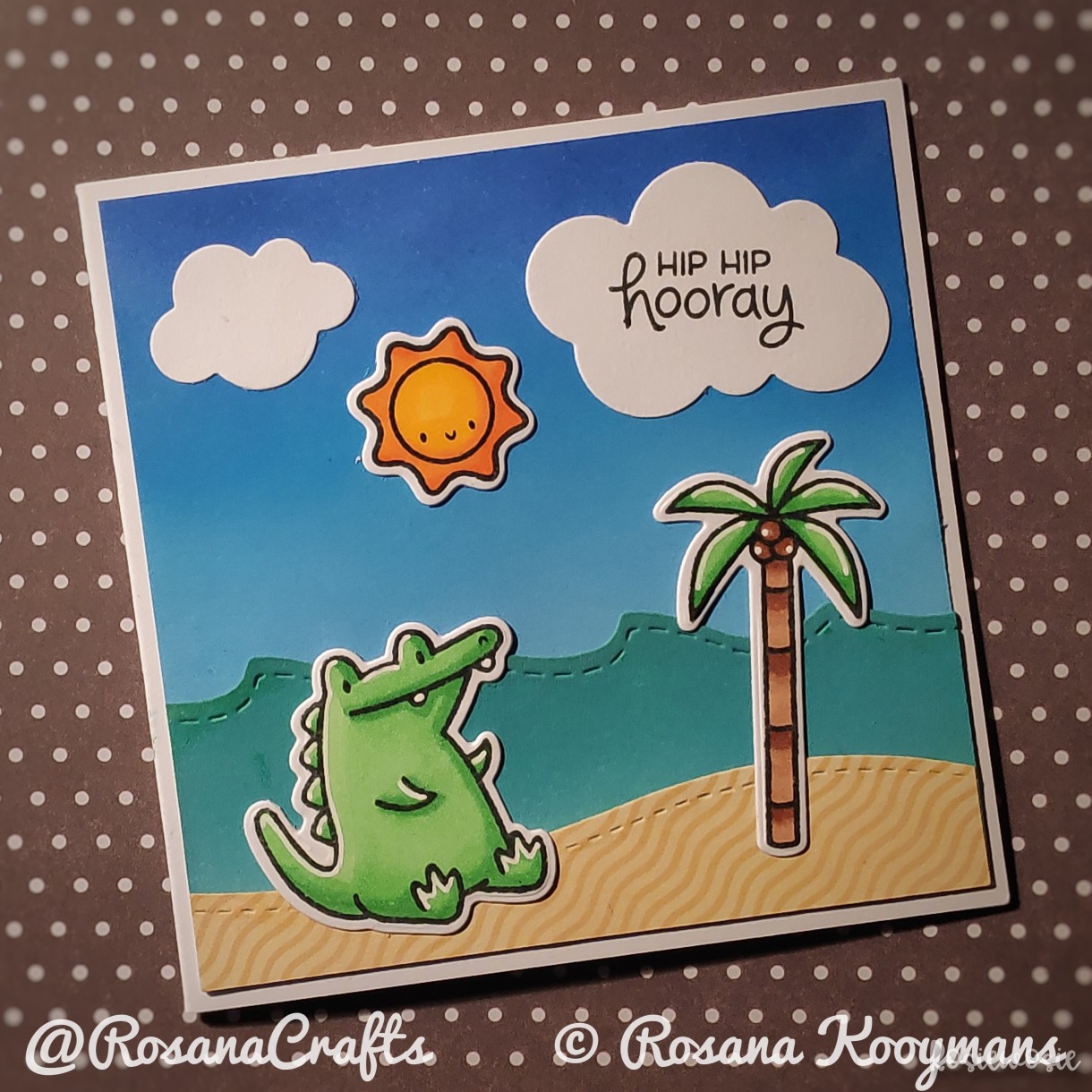 Hello Sweetums Sand, Sun and Fun Birthday Card