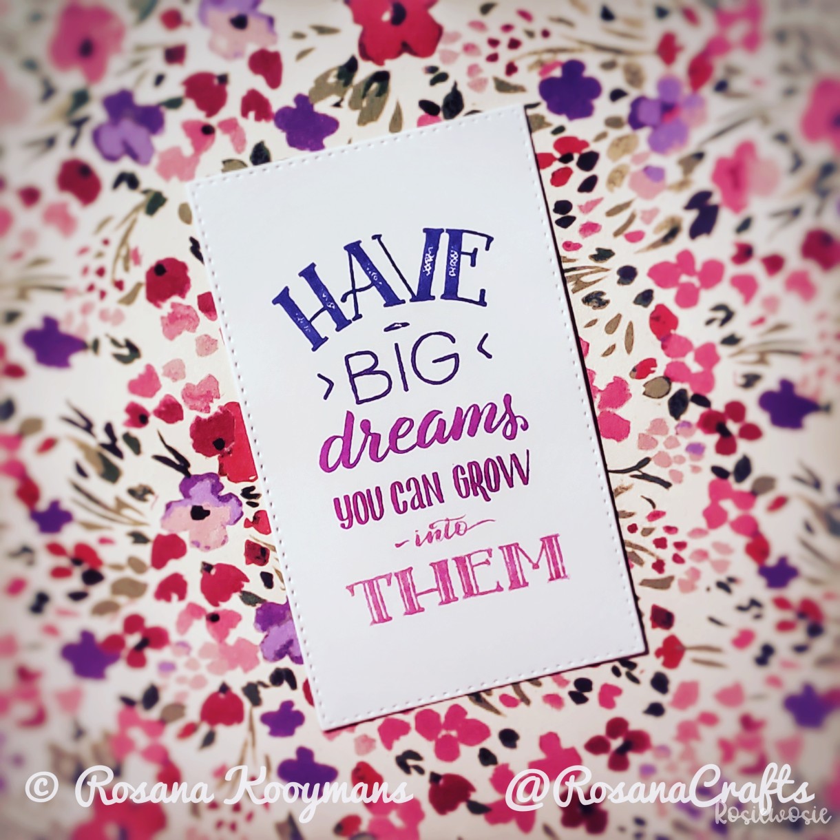 Have BIG dreams, you can grow into them